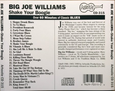 BIG JOE WILLIAMS
