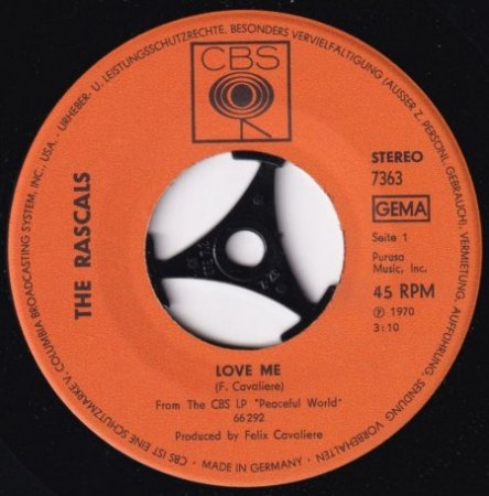THE YOUNG RASCALS und dann THE RASCALS