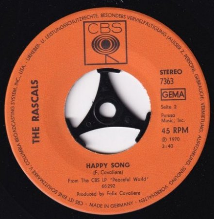 THE YOUNG RASCALS und dann THE RASCALS