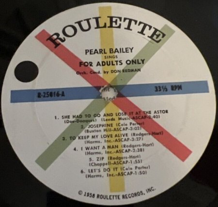 PEARL BAILEY, Sängerin und Schauspielerin