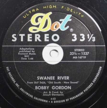 BOBBY GORDON