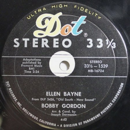 BOBBY GORDON