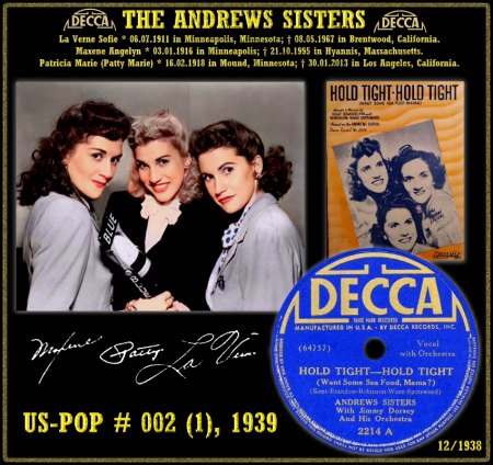 ANDREWS SISTERS