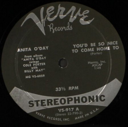 ANITA O'DAY - SwingVocalist