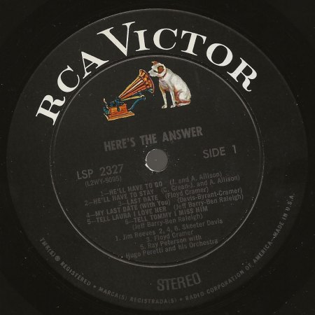 HE'LL HAVE TO GO - Jim Reeves