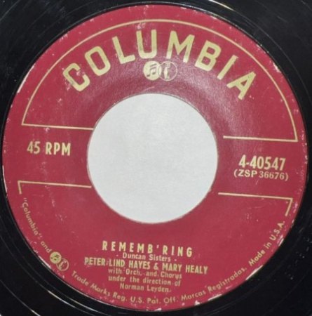 PETER LIND HAYES & MARY HEALY