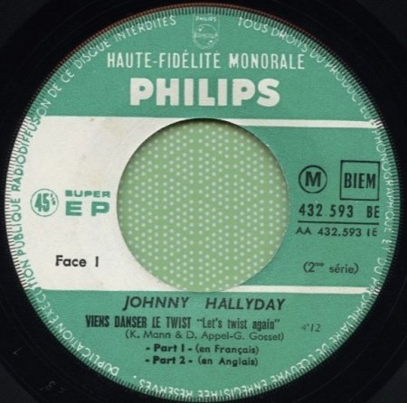 JOHNNY HALLYDAY - französische und deutsche VÖ
