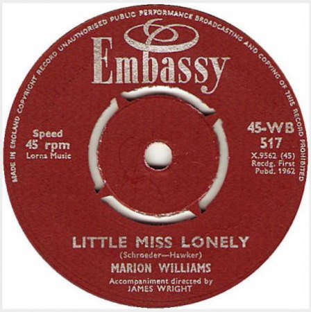 MARION WILLIAMS (Marian Williams) (GB)
