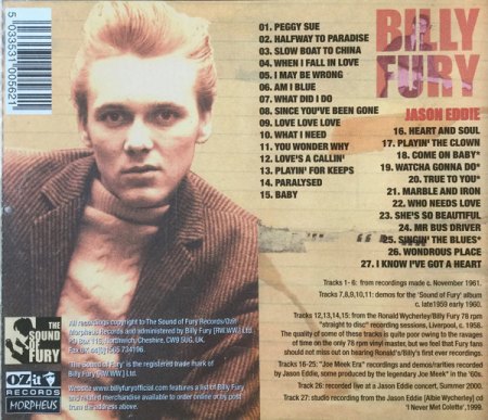 Billy Fury - LPs