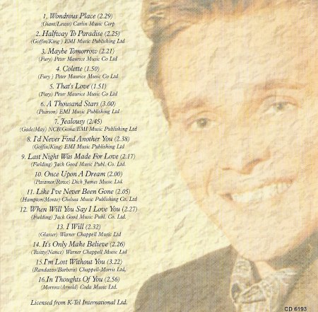 Billy Fury - LPs