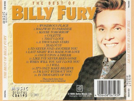 Billy Fury - LPs