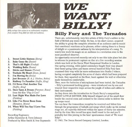 Billy Fury - LPs