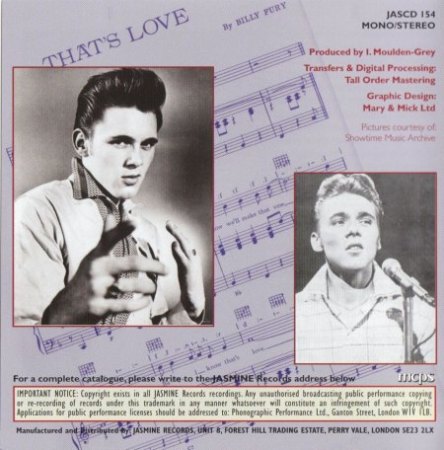Billy Fury - LPs