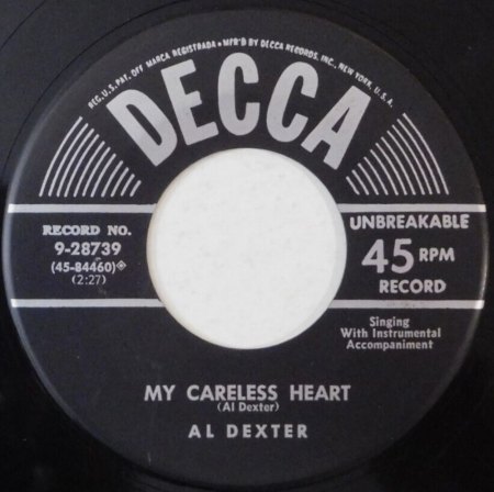 AL DEXTER - PISTOL PACKIN'  MAMA