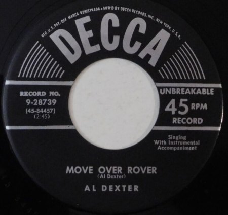 AL DEXTER - PISTOL PACKIN'  MAMA