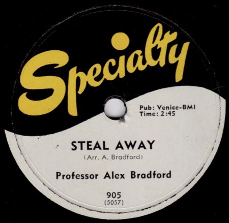 Professor ALEX BRADFORD & the Bradford Specials