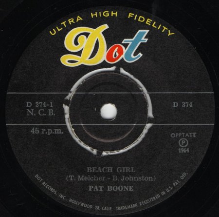 PAT BOONE - Little Honda