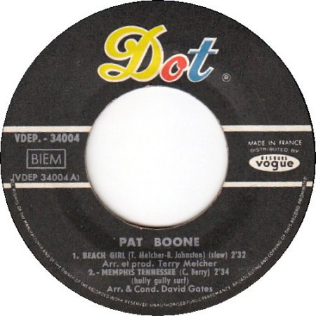 PAT BOONE - Little Honda