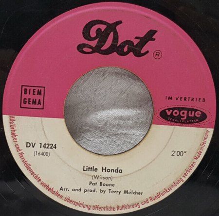 PAT BOONE - Little Honda