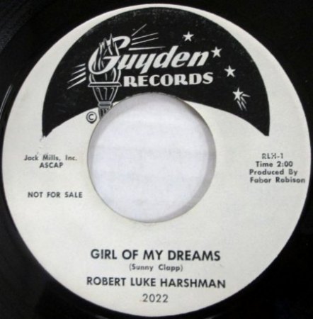 BOBBY HART alias ROBERT LUKE HARSHMAN