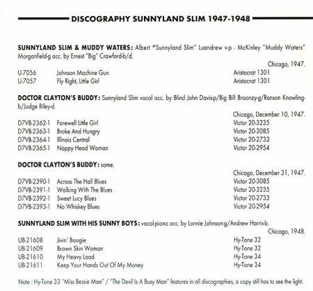 SUNNYLAND SLIM