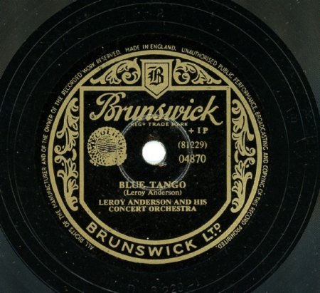 LEROY ANDERSON (der mit der Schreibmaschine)
