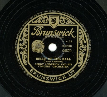 LEROY ANDERSON (der mit der Schreibmaschine)