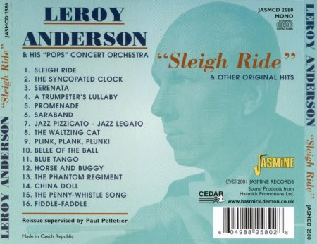 LEROY ANDERSON (der mit der Schreibmaschine)