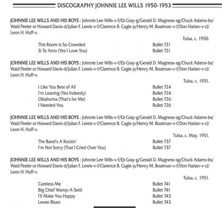 JOHNNIE LEE WILLS