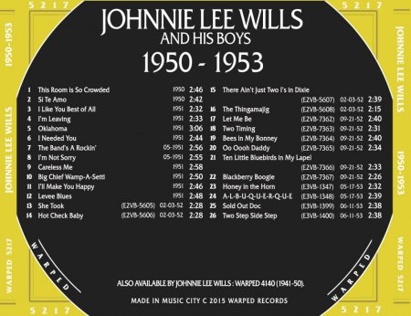 JOHNNIE LEE WILLS