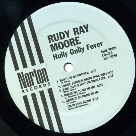 RUDY MOORE  - STEP IT UP AND GO
