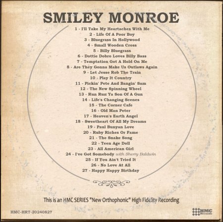 SMILEY MONROE - Rockabilly u. Bluegrass
