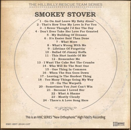 SMOKEY STOVER