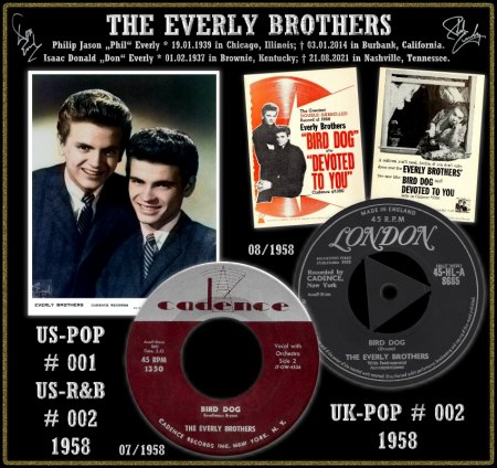 EVERLY BROTHERS - HOT 100 - 1958