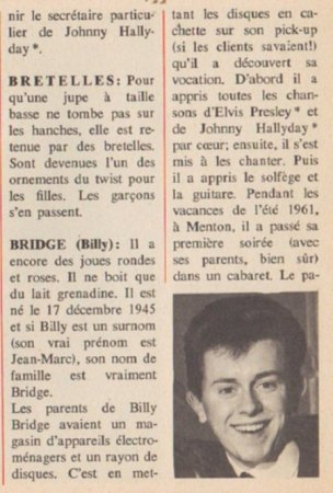 BILLY BRIDGE