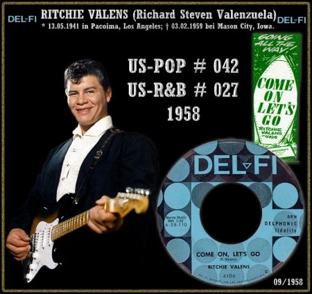 RITCHIE VALENS - Kurz-Bio und seine Singles