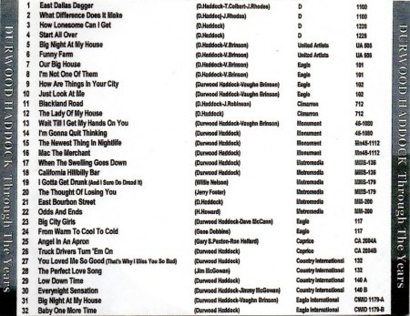 DURWOOD DALY / DURWOOD HADDOCK