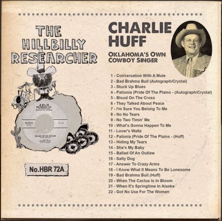 CHARLIE 'Cowboy' HUFF