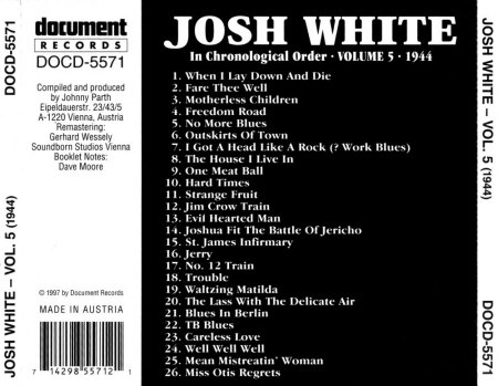 JOSH WHITE