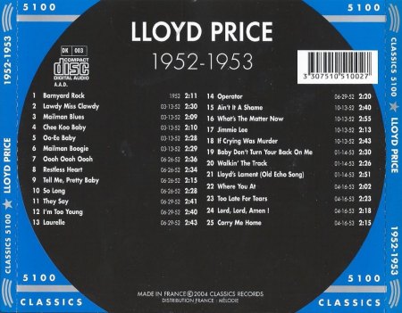 Lloyd Price - CD's