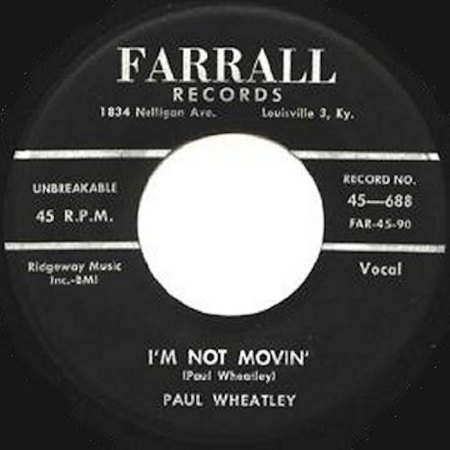 PAUL WHEATLEY