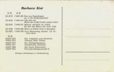 BARBARA KIST