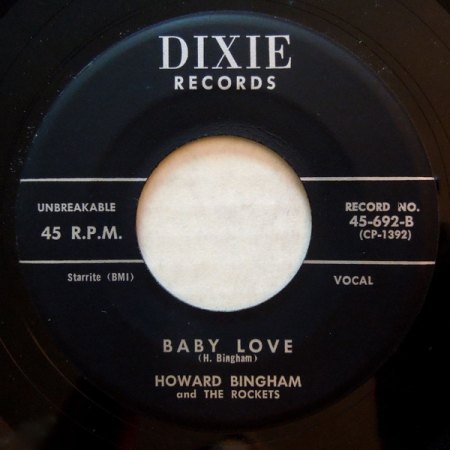 ROCKETS auf 45 RPM-Singles in den USA bis zum Jahre 1963
