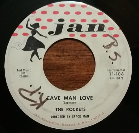 ROCKETS auf 45 RPM-Singles in den USA bis zum Jahre 1963