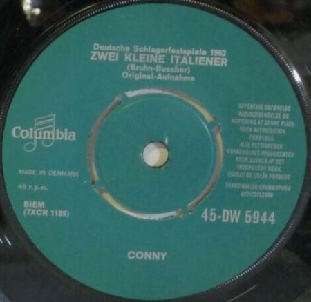 - Zwei Kleine Italiener auf dem Kaugummi Label !! -