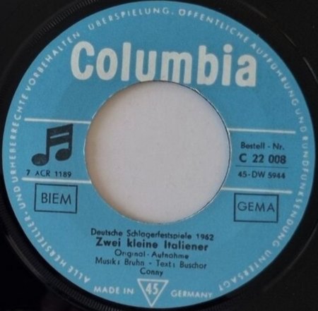 - Zwei Kleine Italiener auf dem Kaugummi Label !! -