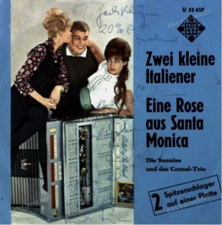 - Zwei Kleine Italiener auf dem Kaugummi Label !! -