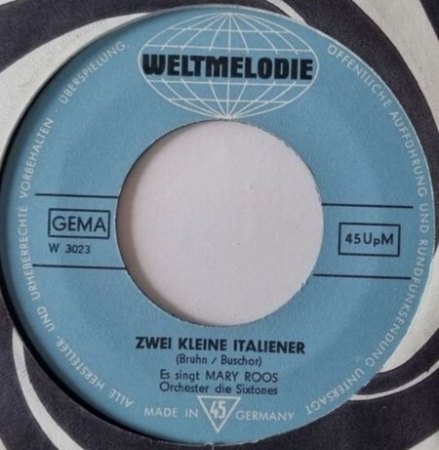 - Zwei Kleine Italiener auf dem Kaugummi Label !! -