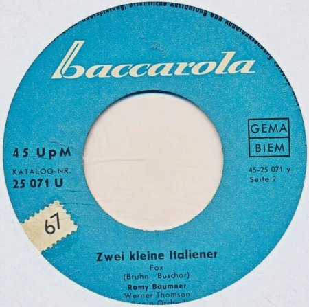 - Zwei Kleine Italiener auf dem Kaugummi Label !! -