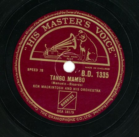 KEN MACKINTOSH, der britische Bandleader